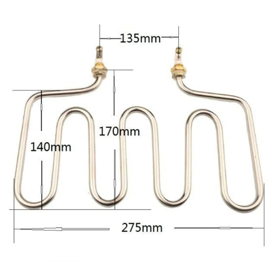 Rice Steaming heating elements With the power capacity of 2000Watt and 220v-U shape water heating elements-4U shape tubular Heater element. - FMTRD