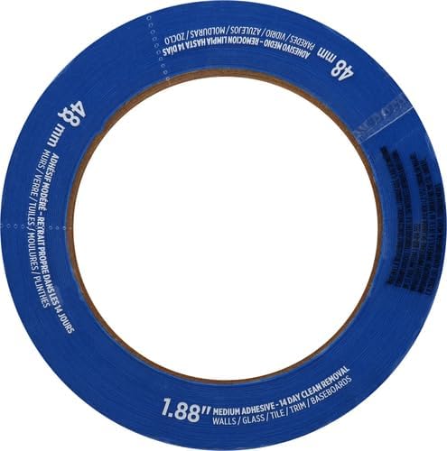 Scotch Blue Premium Masking Tape 48mm x 54.8m, 1 roll/pack | Blue color | Masking and Protection | High adhesion | Multi-Surface | For walls, ceiling, metal, wood | Easy to Remove with no residue
