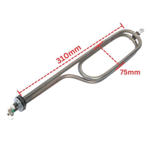 Washing machine Heating Element 360mm-230V 2000W-Double U heating element. - FMTRD