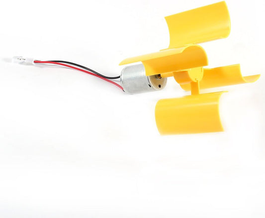 DIY Kit Small DC Motor Vertical Wind Turbines Blades Generator, Micro Motor Wind Turbine Generator