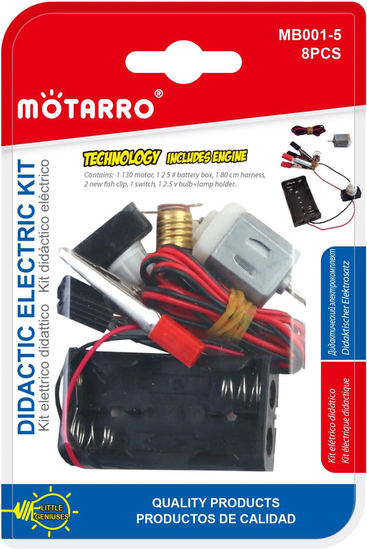 Motarro MB001-5 Didactic Electric Kit Science Project Kit for Kids