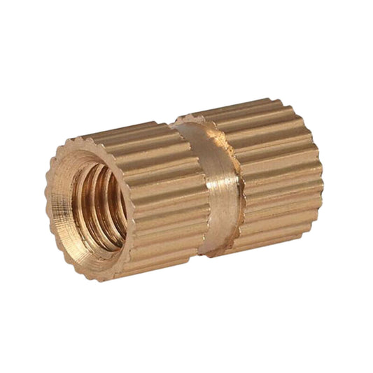 M4 Brass Insert 10×6mm - Solid Brass Injection Knurled Thread Inserts Nuts - FMTRD