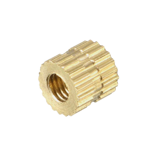 M3 Brass Insert 6×5mm - Solid Brass Injection Knurled Thread Inserts Nuts - FMTRD