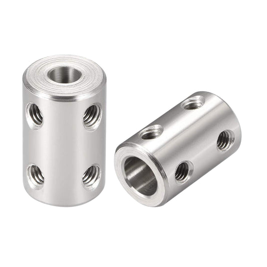 Steel Coupling Rigid Bore 5mm to 8mm Coupling Screw-Stainless Steel, Shaft Coupler Connector - FMTRD