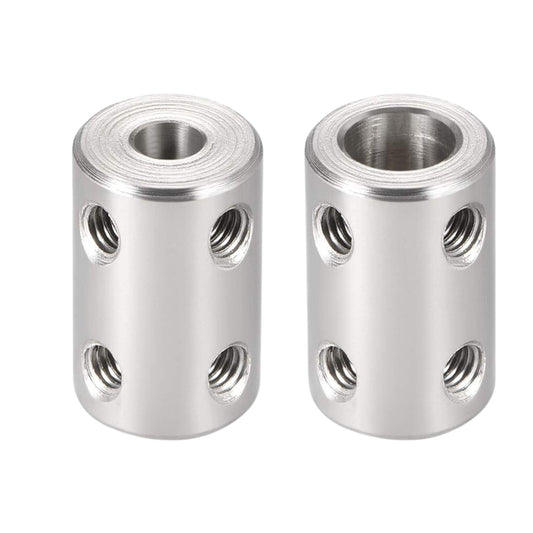 Steel Coupling Rigid Bore 5mm to 8mm Coupling Screw-Stainless Steel, Shaft Coupler Connector - FMTRD