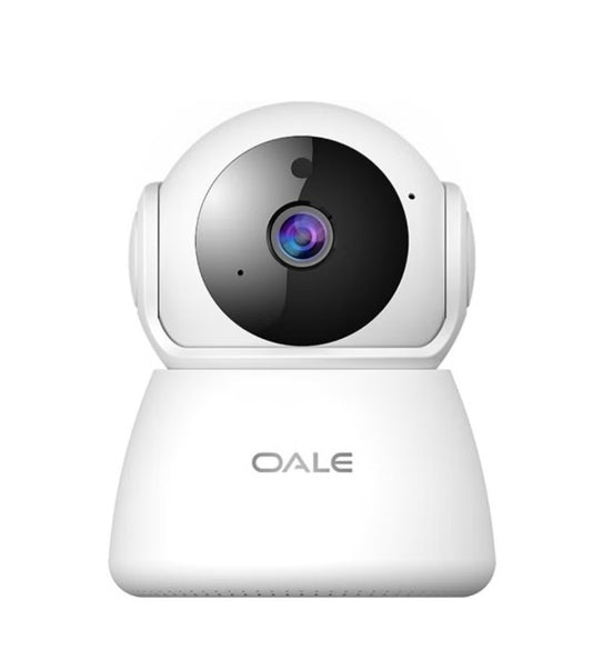OALE iHome 01 + Wi-Fi Camera, Dual-track Audio, Day/Night Vision, 360° Full View, 360° Motion Detection, HD 1280*960