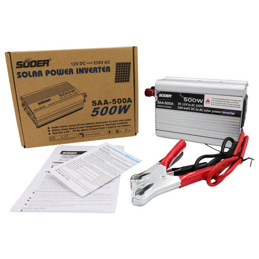 Sooner SAA-500A Solar power Inverter 12V DC-230V AC - FMTRD