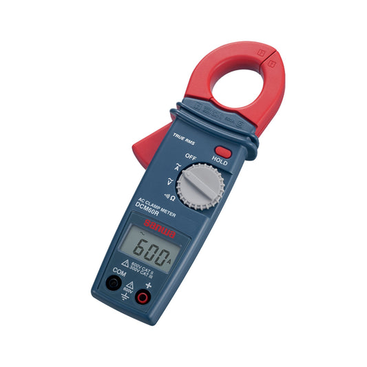 Sanwa digital clamp meter DCM60R with 1999 display count meter. - FMTRD