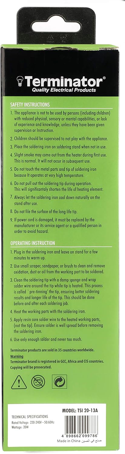 Terminator Soldering Iron (20 W)