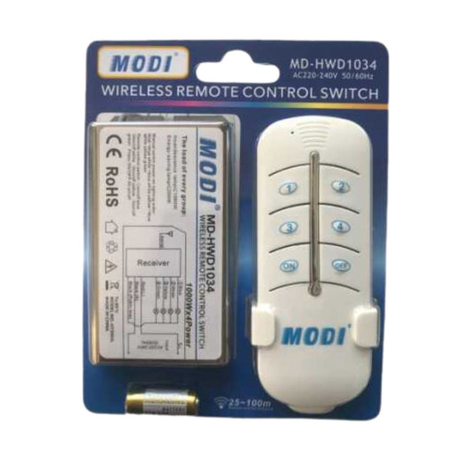Modi Wireless Digital remote control switch Transmitter Receiver. - FMTRD
