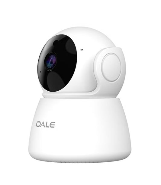 OALE iHome 01 + Wi-Fi Camera, Dual-track Audio, Day/Night Vision, 360° Full View, 360° Motion Detection, HD 1280*960