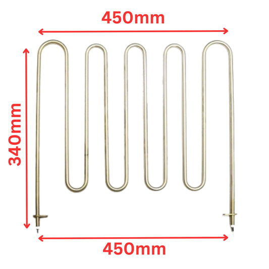 Heating element for Sauna 330×450mm-230V 2000W Heating element. - FMTRD