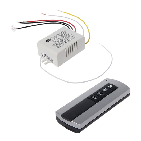 Wireless 2 Channel On/Off Lamp Remote Control Switch 220V - FMTRD