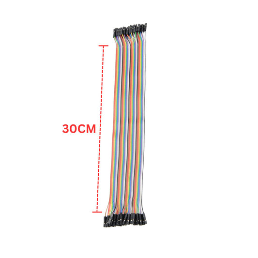 40pcs/lot 30cm 2.54mm Female to Female Jumper Wires. - FMTRD