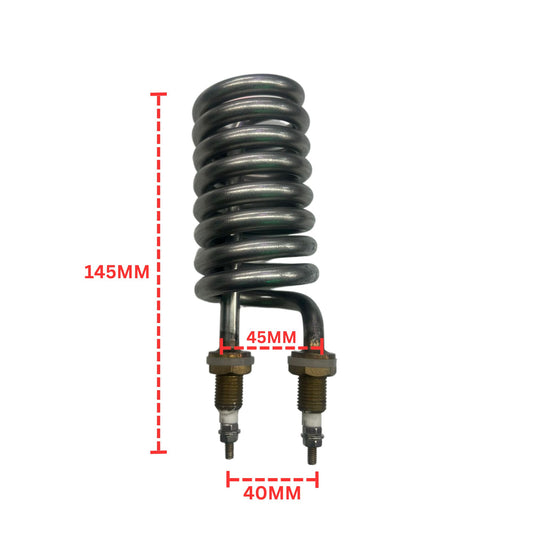 8 Coil Heating Element Water Heater (145×45mm)-230V 3000W - FMTRD