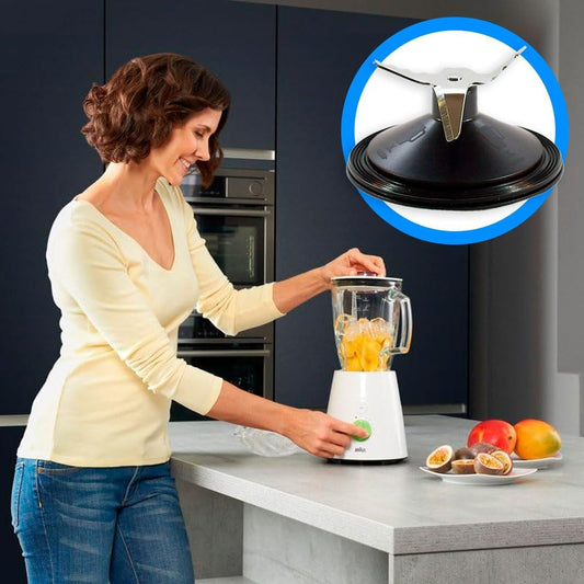 Replacement Blender Blade Compatible with Braun JB5050 and JB5160 Glass Blender | Stainless Steel, 4 Tips, Seal Included, Diameter 8.5 cm