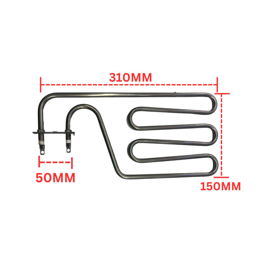 3U Sauna Heating Element 150×310mm-240V 1000W-3U Bevel shape - FMTRD