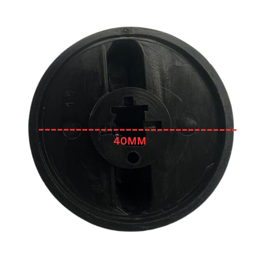 4 Pcs Black Universal Control Knobs-Compatible for Oven Stove Range-Wide Range of Availability - FMTRD