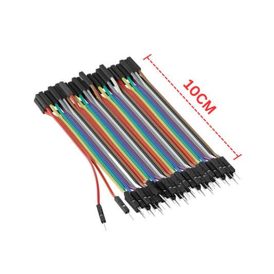 40pcs/lot 10cm 2.54mm Male to Female Jumper Wires. - FMTRD