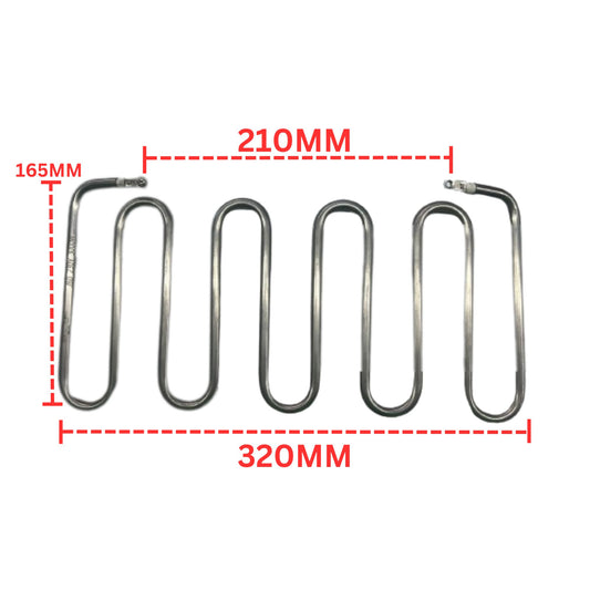 5U sandwich/Toaster Grill Heating element (165×320)-230V 3000W - FMTRD