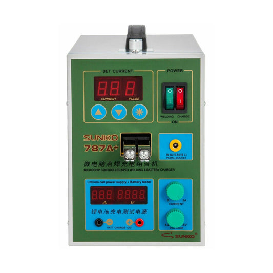 Sunkko Spot Welder 787A+- 1.5KW Double Pulse Intelligent Welding Machine, 180V~240V, 50A-800A - FMTRD
