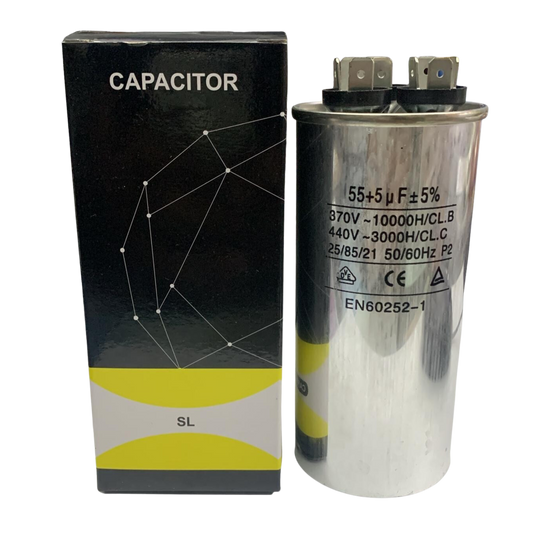 Air Conditioner 55+5uf Capacitor - Motor Run Capacitor