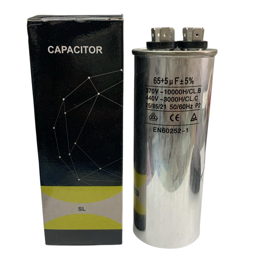 Air Conditioner 65+5uf Capacitor - Motor Run Capacitor