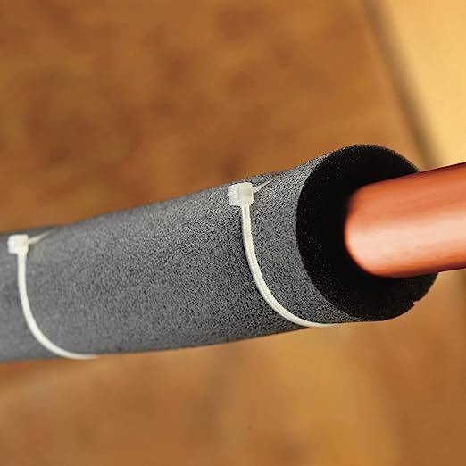 Premium Black and White Nylon Cables Ties - Pack of 100 Pcs - Size: 2.5x200mm - Heavy duty wire ties for cable Management Organizing and More. - FMTRD