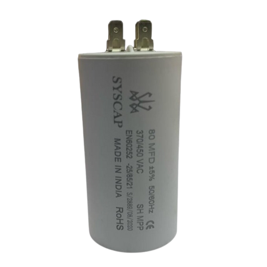 Washing Machine 80uf Capacitor type Pin - Motor Run Capacitor