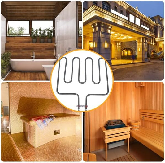 Sauna Heating Element- 220V 2000W -4U shape heating element tubular heating element