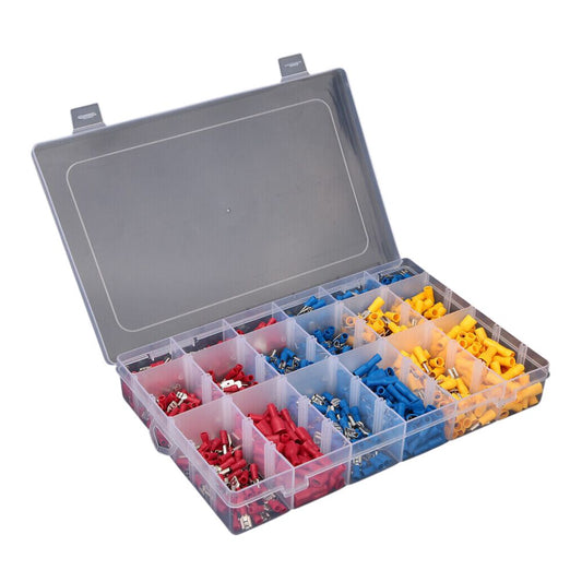 900-Piece Insulated Wire Connector Kit Set | Multicolor Assortment for Secure Electrical Connections - FMTRD