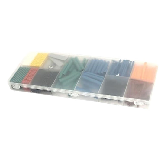 Organized and Colorful: 280-Piece Heat Shrink Tube Wire Wrap Set with 9 Sizes and 9 Vibrant Colors in a Convenient Case - FMTRD