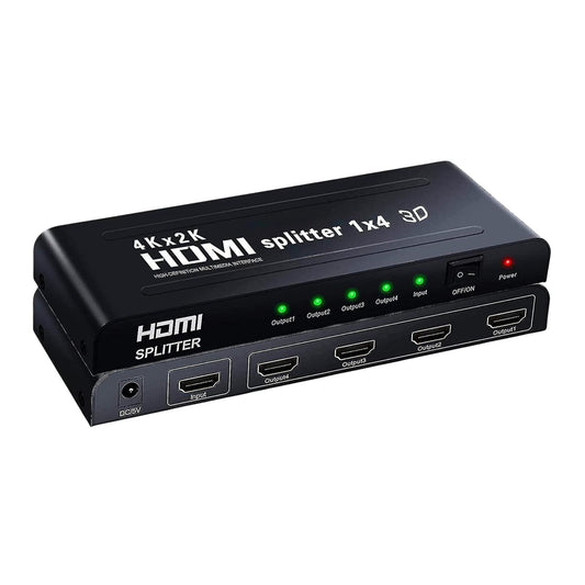 HDMI splitter convertor 1x4 3D HDMI Splitter 1 Input 4 Outputs switch. - FMTRD