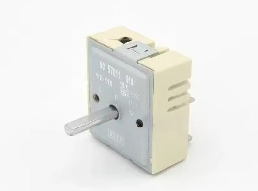 50.57011.010 RULE Single Energy Regulator Stove, Cooktop Control Switch Electric Range Infinite Switch Compatible With 50.57011.010, 50.57021.010, 50.57021.015