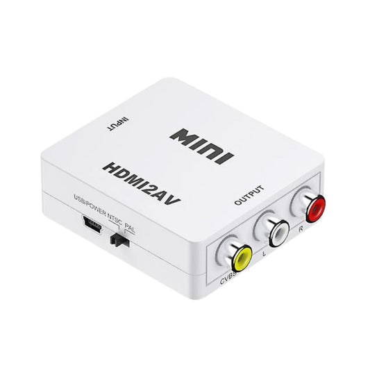 MINI HDMI to AV Converter 1080p Video Audio Converter Adapter. - FMTRD