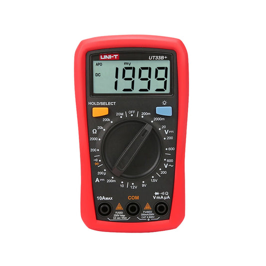 UNI-T Digital Multimeter UT33B+ Palm Size Multimeter manual range Ac Dc 200/600V - FMTRD