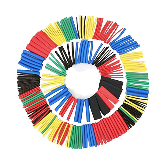 560PCS Heat Shrink Tubing 2:1 - Electrical Wire Cable Wrap Assortment Kit with Box (5 Colors / 12 Sizes) for Professional Electric Insulation - FMTRD