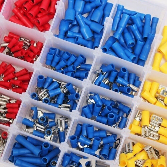 480-Piece Insulated Wire Connector Kit Set | Multicolor Assortment for Secure Electrical Connections - FMTRD