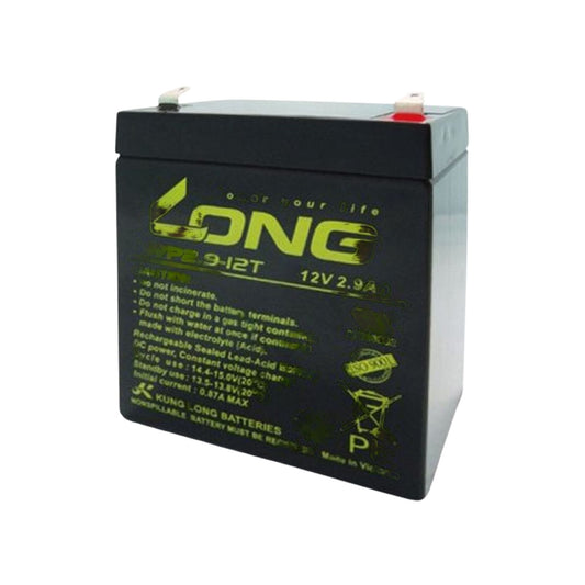 Long WP2.9-12TR, 12V 2.9Ah Rechargeable Sealed Lead Acid Battery - FMTRD