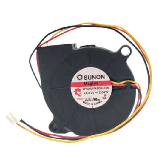 Sunon DC12V 2.04W MF50151VX-B00C-G99 5015 Fan 50x50x15mm 3pin Blower Cooling Fan for Arduino - FMTRD