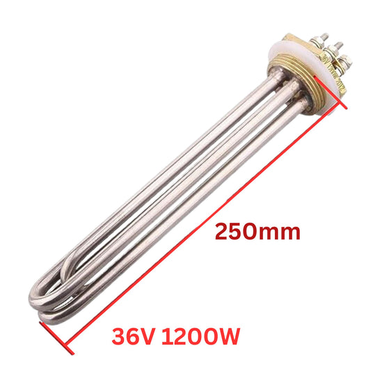 Water Heating element to heat Water Tank 250mm- 36V 1200W-element. - FMTRD