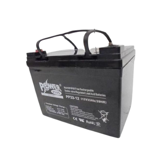 Powerplus Lead Acid Battery, PP33-12, 12V, 33Ah/20Hr - FMTRD