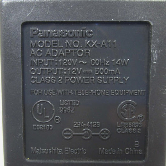 Genuine PANASONIC KX-A11 12V 500mA AC Adapter For Desktop Phone