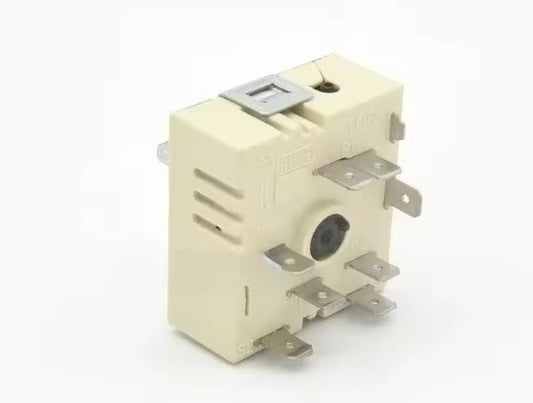 50.57011.010 RULE Single Energy Regulator Stove, Cooktop Control Switch Electric Range Infinite Switch Compatible With 50.57011.010, 50.57021.010, 50.57021.015