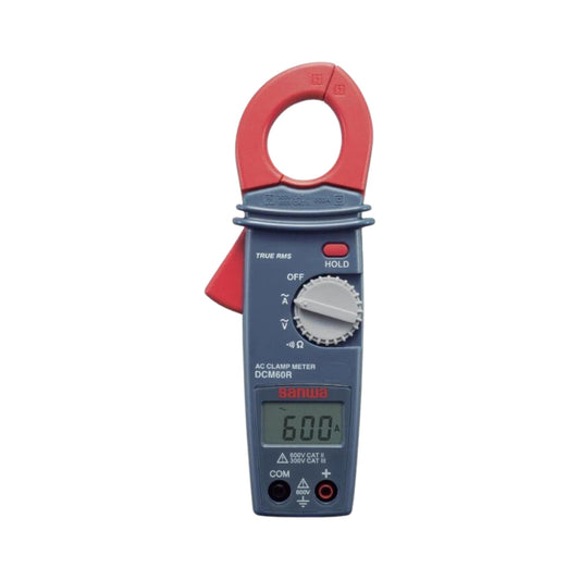 Sanwa digital clamp meter DCM60R with 1999 display count meter. - FMTRD