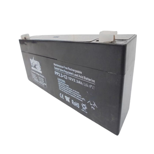 Powerplus Lead Acid Battery, PP2-3-12, 12V, 2.3Ah/20Hr - FMTRD