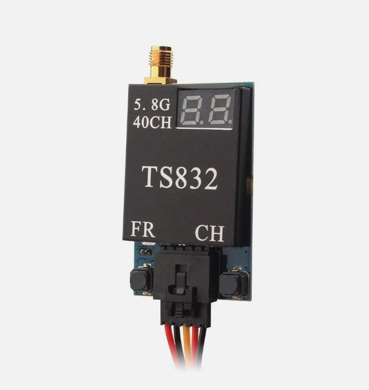 5.8G 40CH 2000M Range TS832+RC832 FPV Audio Video Transmitter and Receiver for FPV Drone