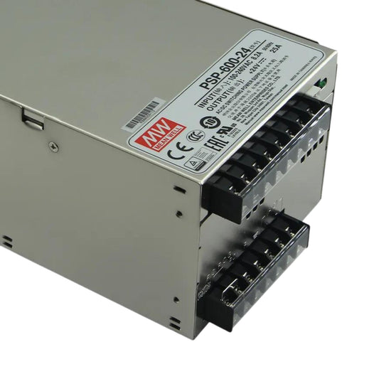 MEAN WELL PSP-600-24 AC/DC Switching Power Supply 110V/220V AC to 48V DC 12.5A 600W - FMTRD
