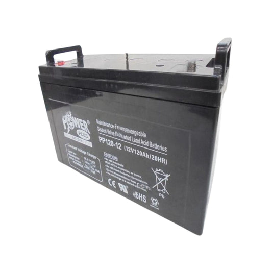 Powerplus Lead Acid Battery, PP150-12, 12V, 150Ah/20Hr - FMTRD