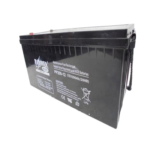 Powerplus Lead Acid Battery, PP200-12, 12V, 200Ah/20Hr - FMTRD